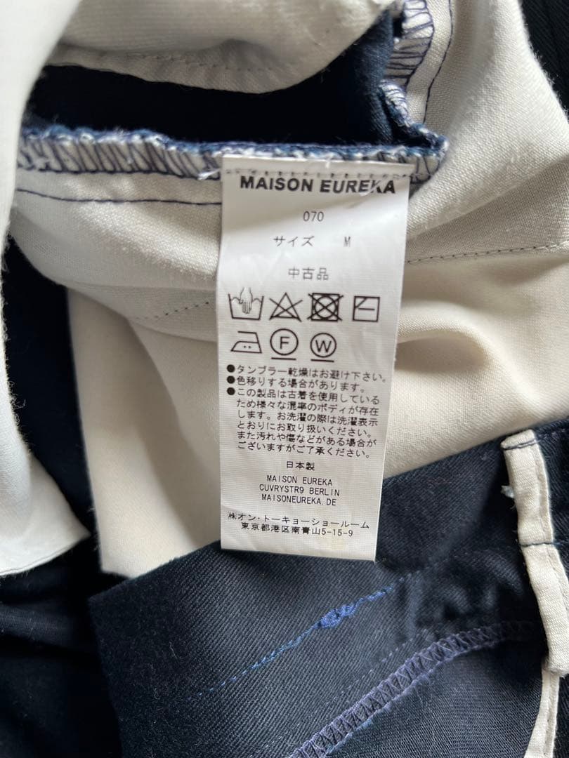 MAISON EUREKA メゾンエウレカヴィンテージリワークラップチノパンツM