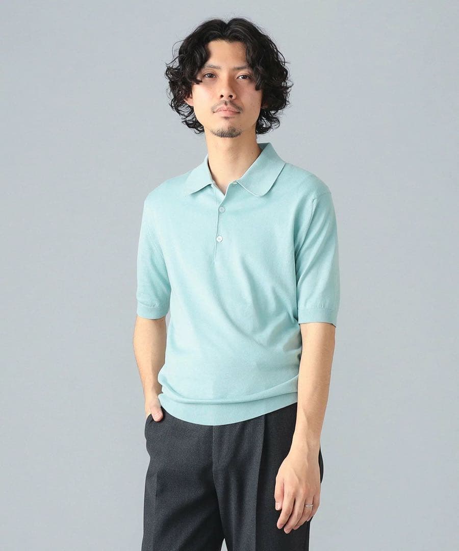 JOHN SMEDLEY 半袖ポロシャツ　Sサイズ　MINT