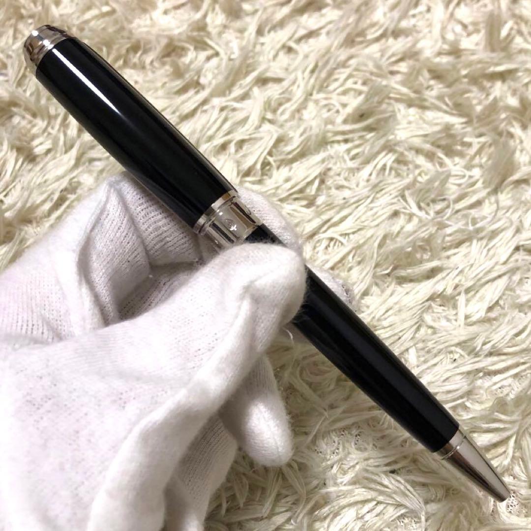 未使用✨デュポン　ボールペン ブラック　シルバー　メンズ