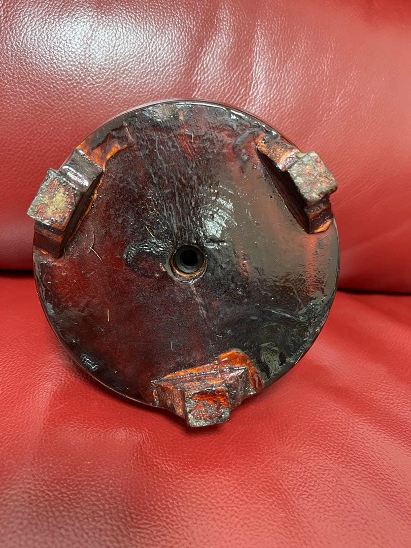 ヒマラヤ水晶　特大　レインボー有り　丸玉　パワーストーン　台座付き