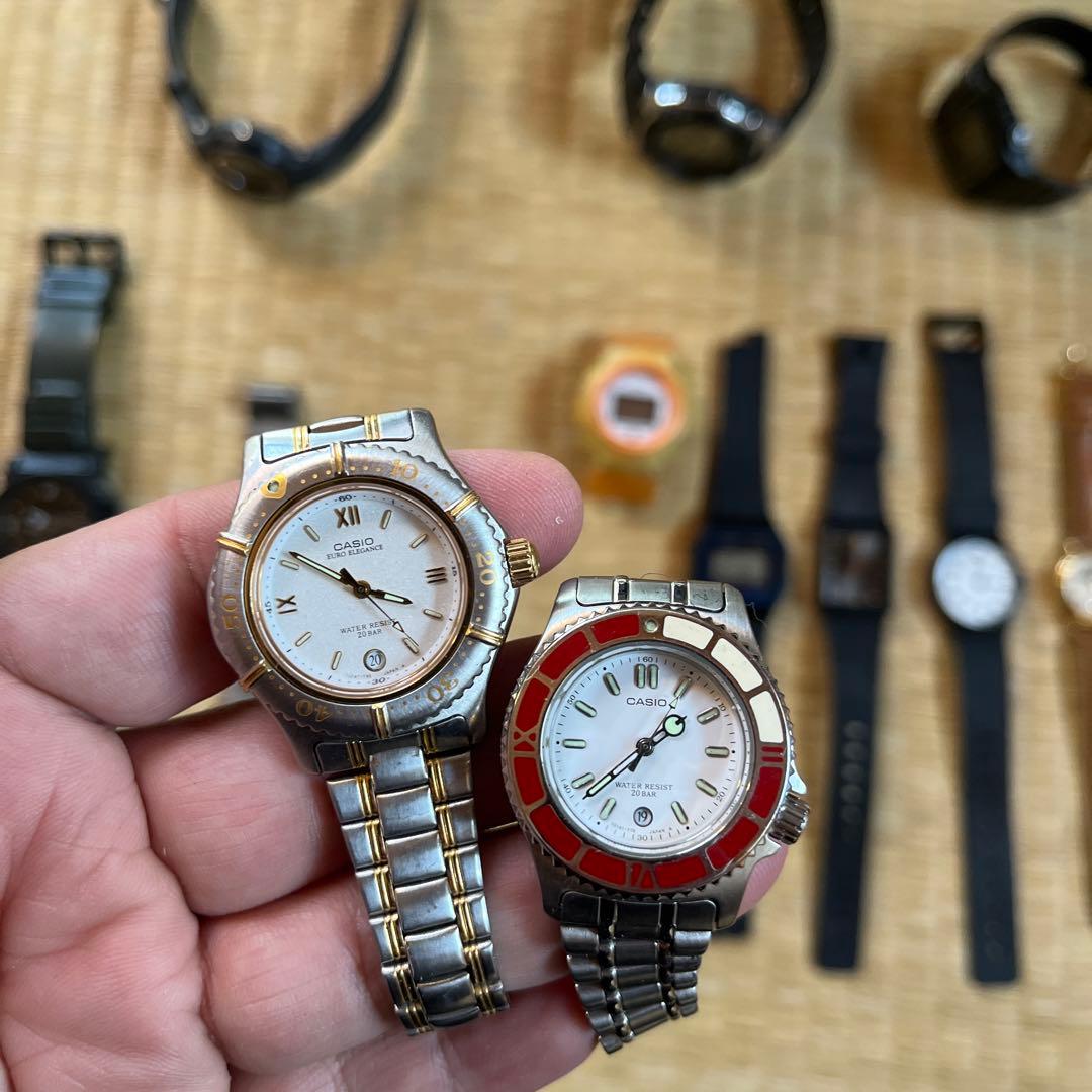 CASIO腕時計まとめ売り15点 ジャンク