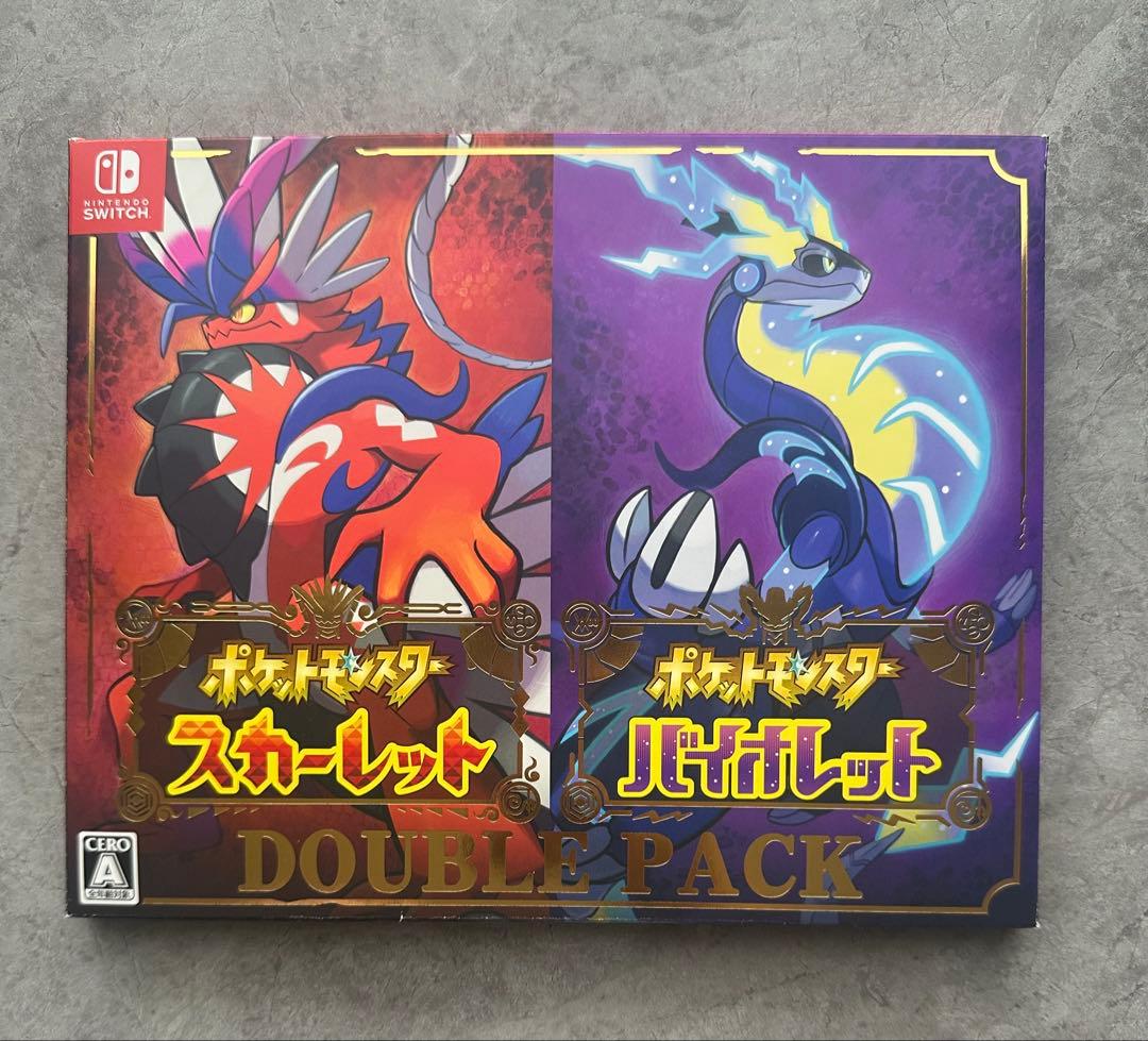 【色違いおまけ】Switch ポケモン　スカーレット　バイオレット　ダブルパック