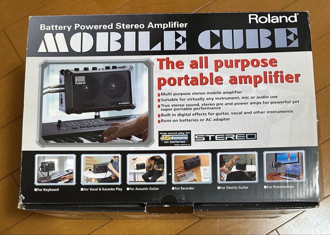 Roland MOBILE CUBE ステレオアンプ　モバイルキューブ