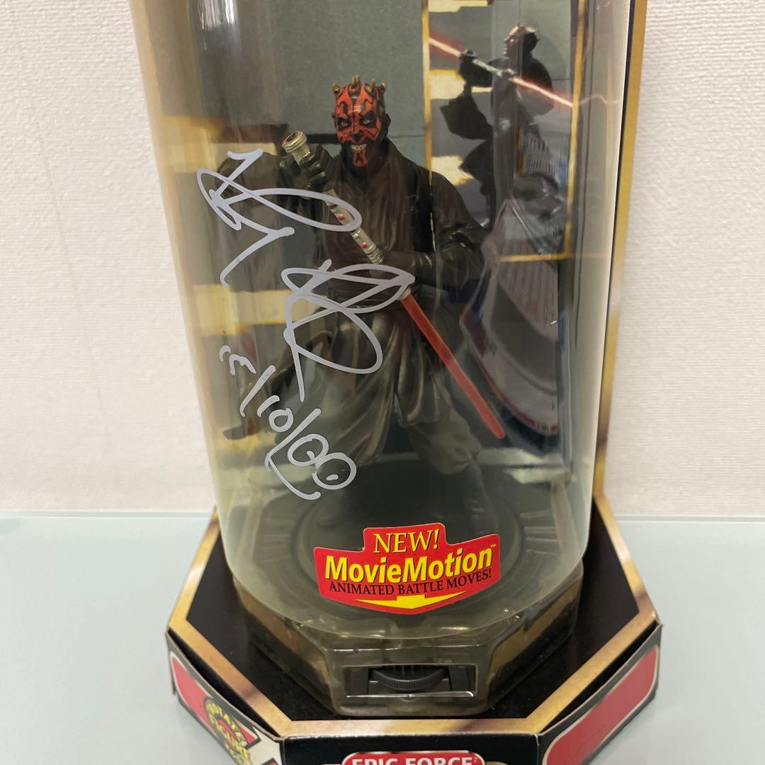 スターウォーズ　ダースモール直筆サイン入りフィギュア
