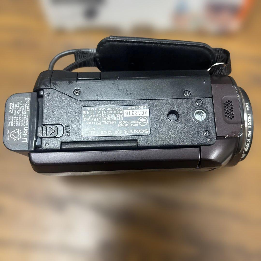 SONY HDR-CX670 HDビデオカメラ