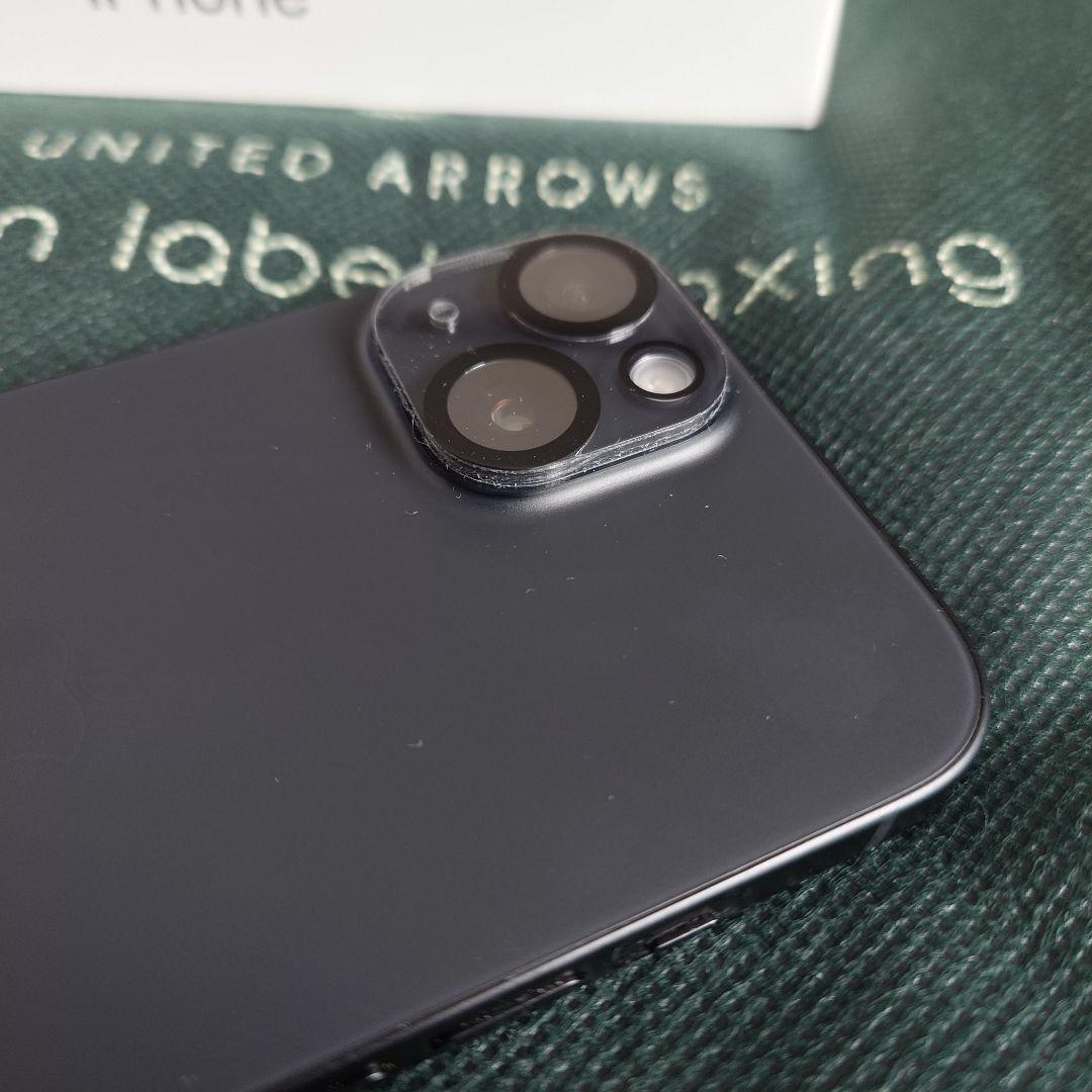 美品　iPhone15 256GB ブラック　フィルム2枚付き