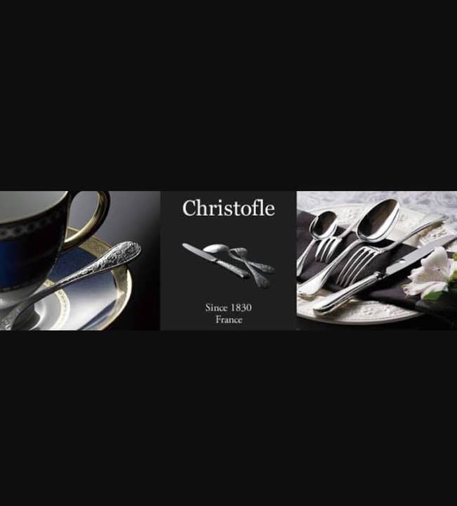 クリストフル 食器 高級 骨董品 木箱 お祝い シルバー フォーク カラトリー
