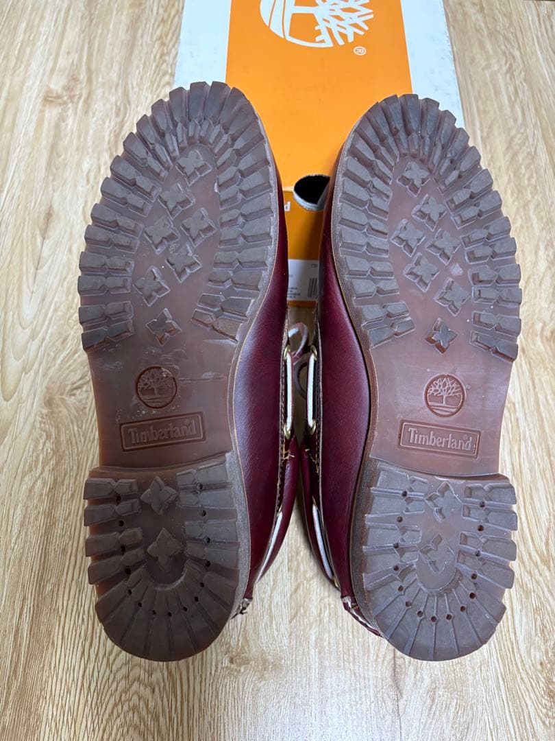 Timberland バーガンディ デッキシューズ3eye