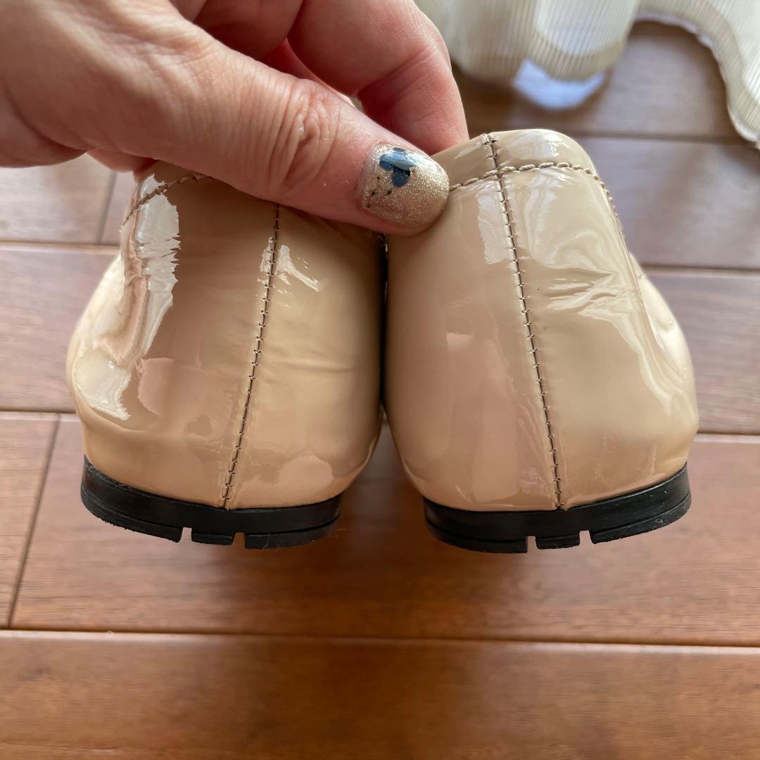 PRADA 美品　プラダ　フラット　バレエ　シューズ　バレエ 38 24cm
