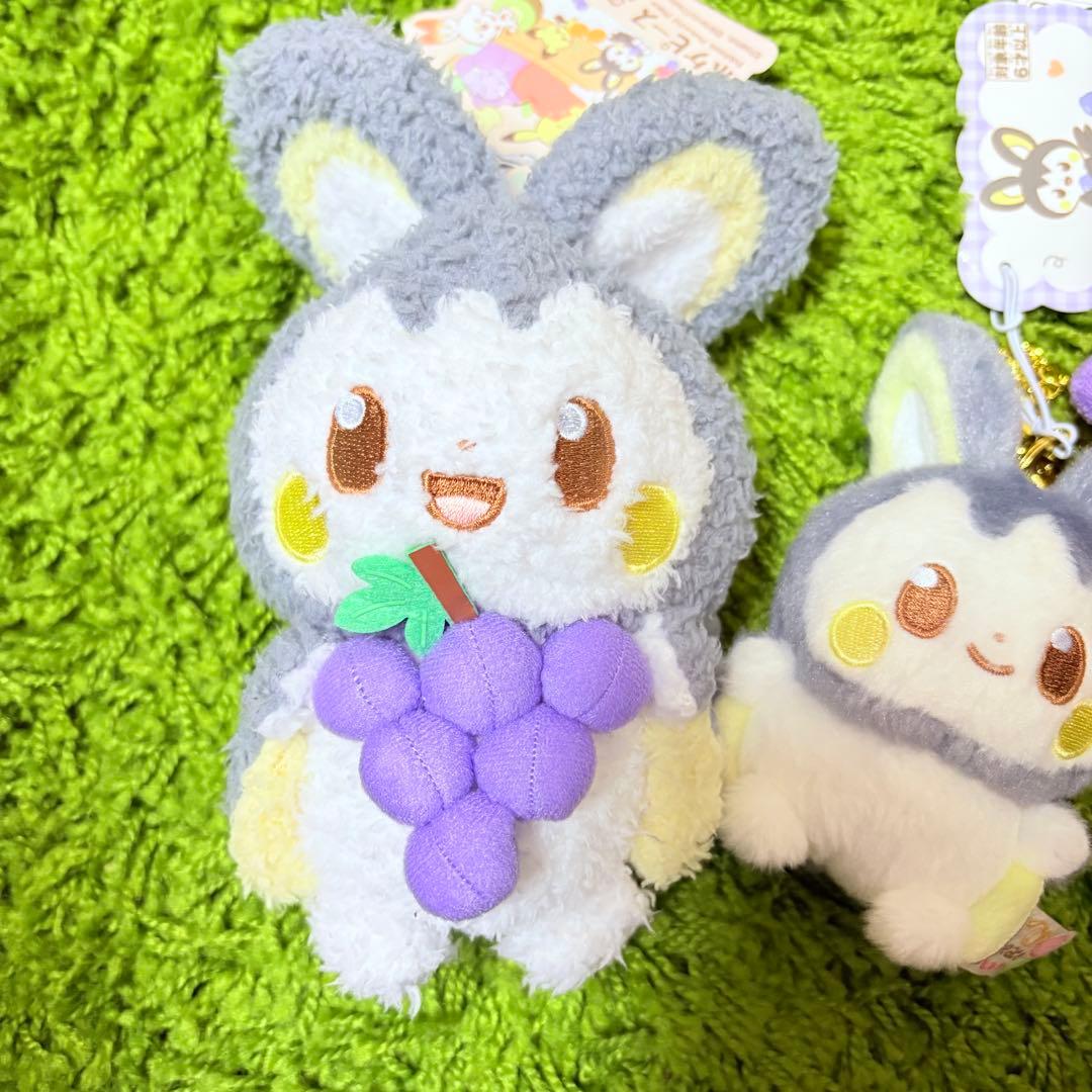 ポケピース　ぬいぐるみ&チェーン付マスコット　エモンガ