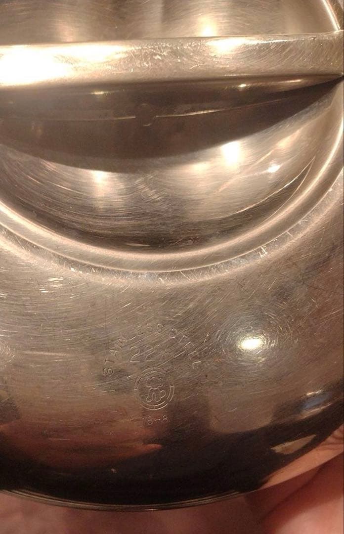 TRADE MARK18−8ステンレス　キッチンポット 2個セット