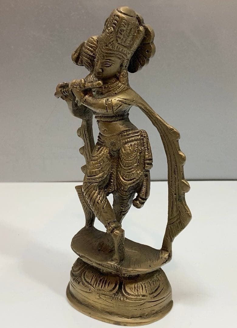 ロードクリシュナ　クリシュナ像　インド置物