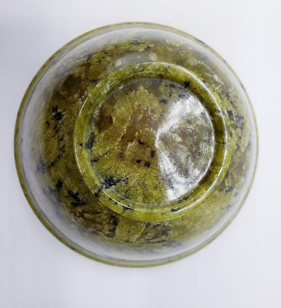 碧玉 茶碗 翠玉 抹茶碗 飯碗 翡翠