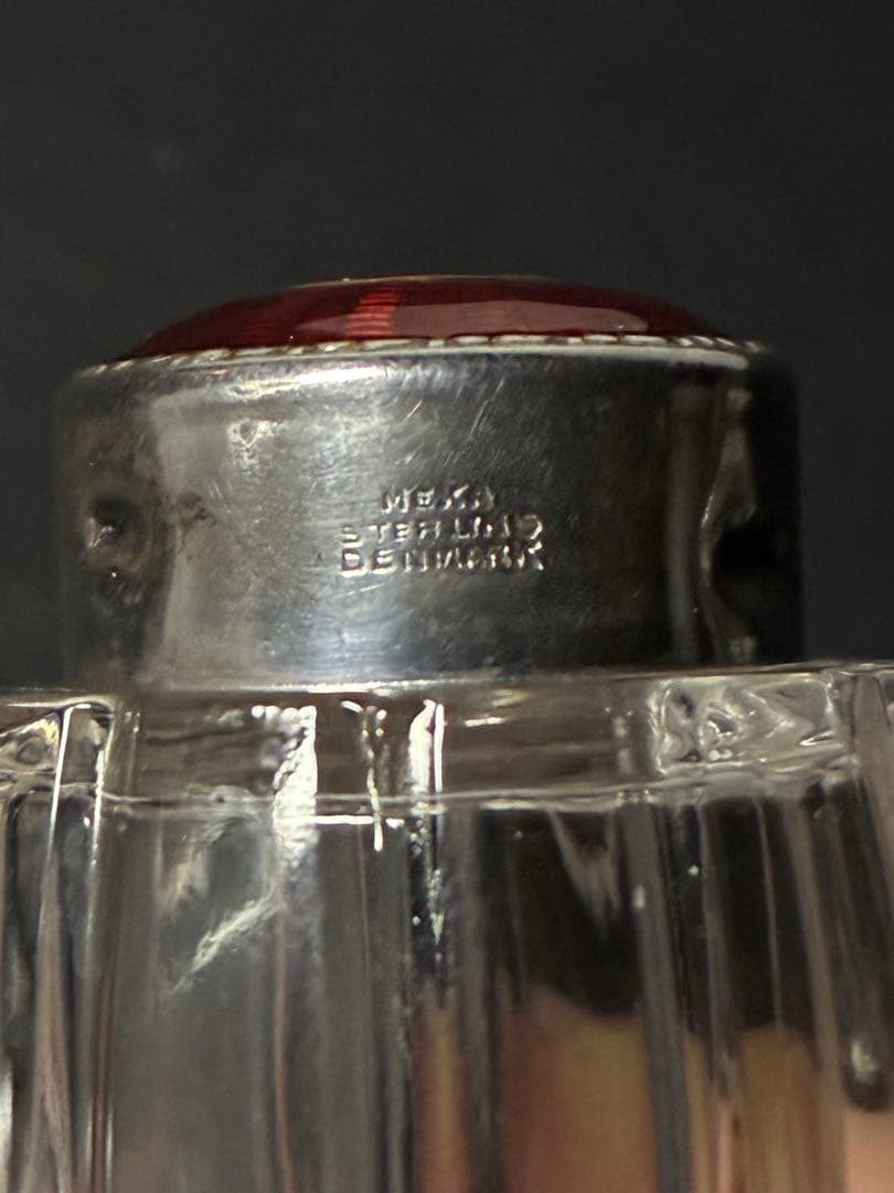 MEKA デンマーク製 ヴィンテージ ソルト＆ペッパー 純銀925蓋 北欧