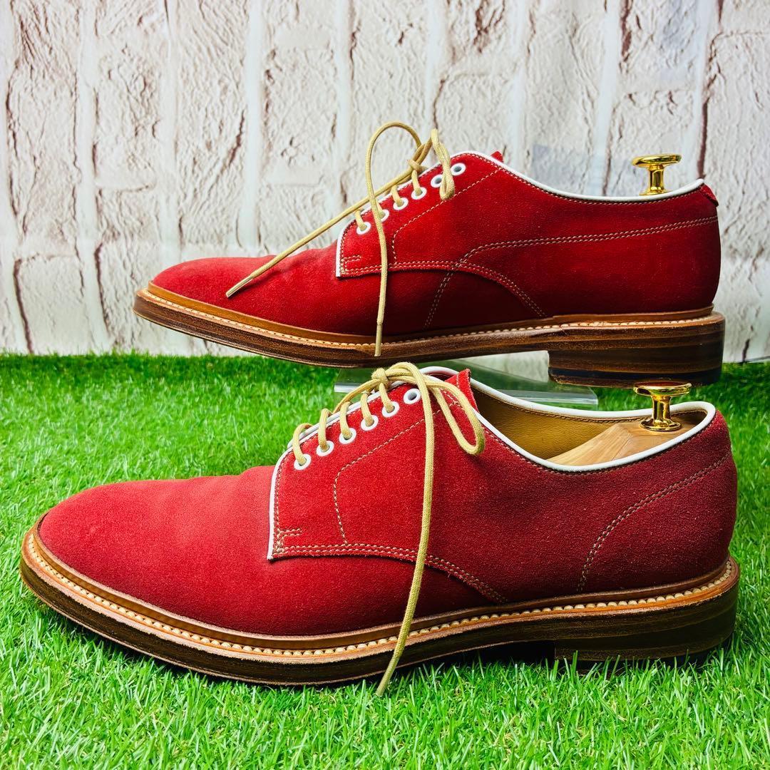 【最高級ライン・90s】SHETLANDFOX 革靴 プレーントゥ 厚底 6½