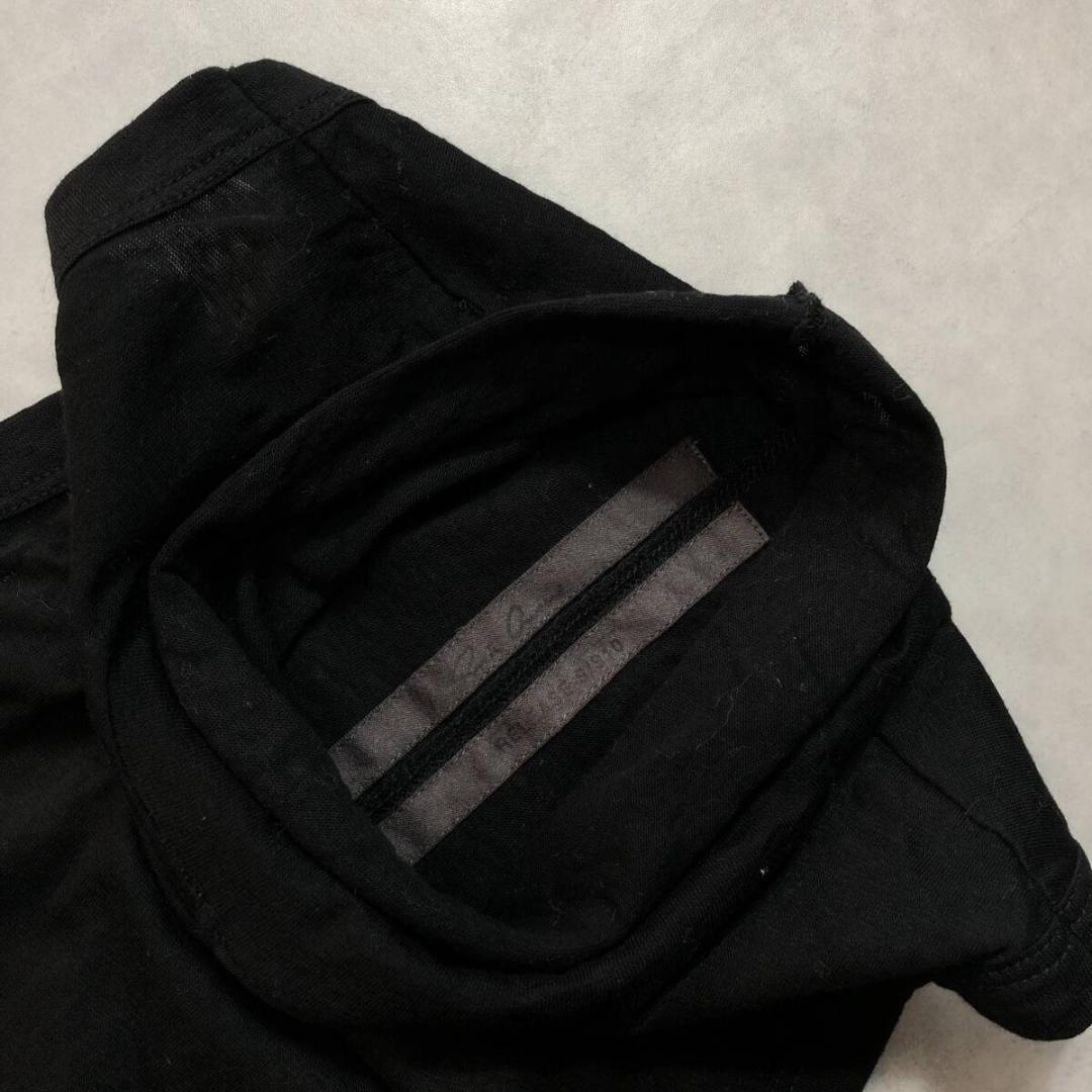 GQ3478◇rick owens : ハイネック ノースリーブカットソー◇