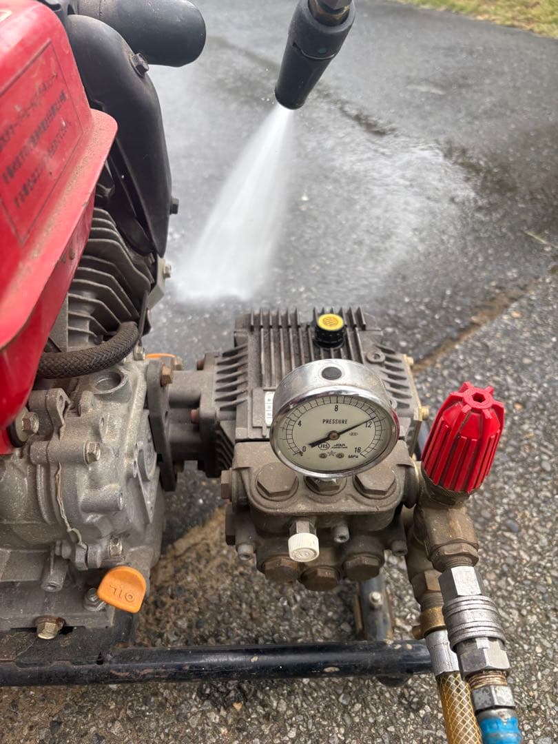 稼動品　エンジン高圧洗浄機 Asada アサダ 12/80G本体