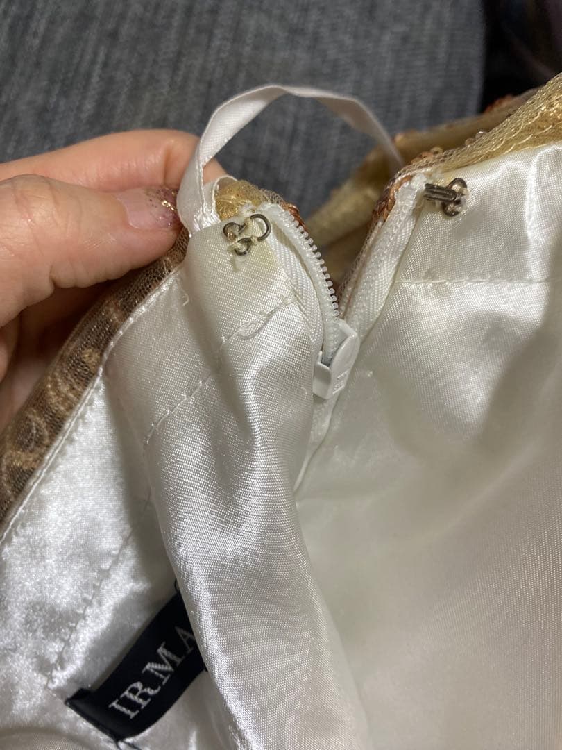 IRMA イルマ スパンコール Aライン ロングドレス キャバドレス