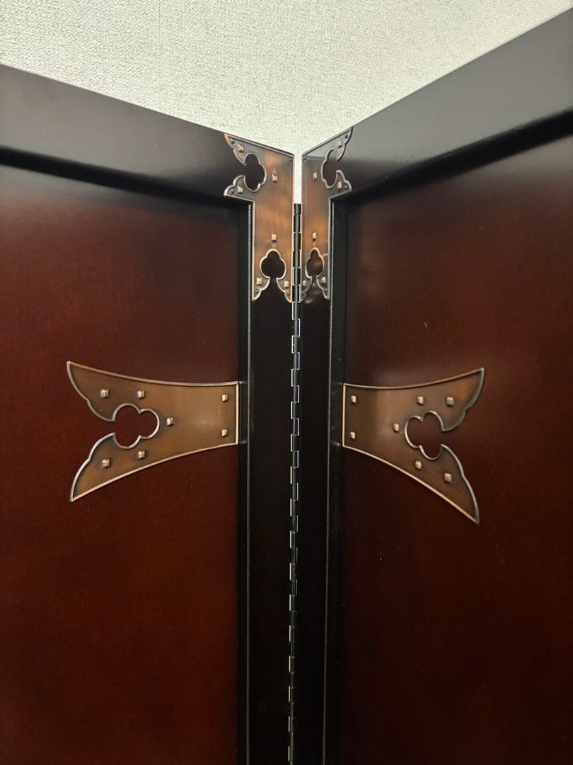 五月人形飾り台 木製 折りたたみ式