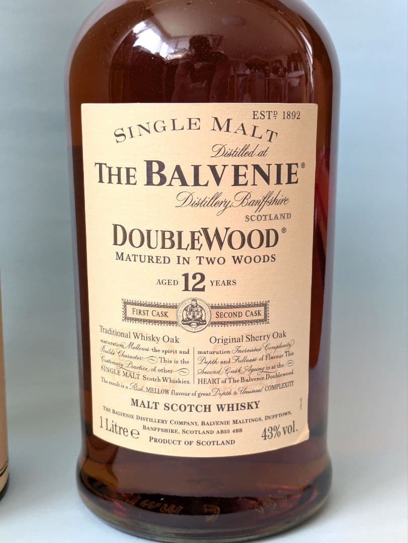 【値下げ！】バルべニーダブルウッド12年 　1リットルボトル　43度　大容量
