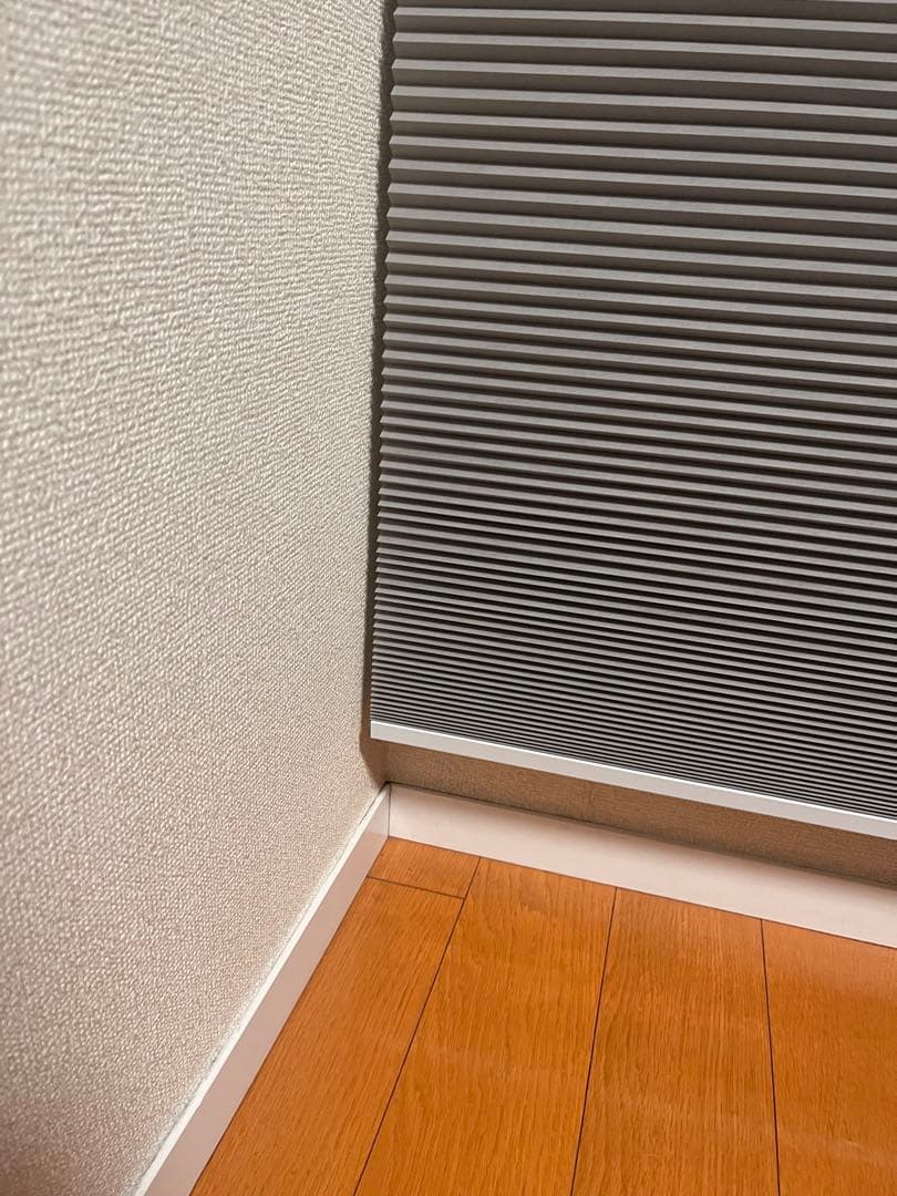 ★12/31-1/9まで★【幅180cm 丈210cm】グレー ハニカムシェード