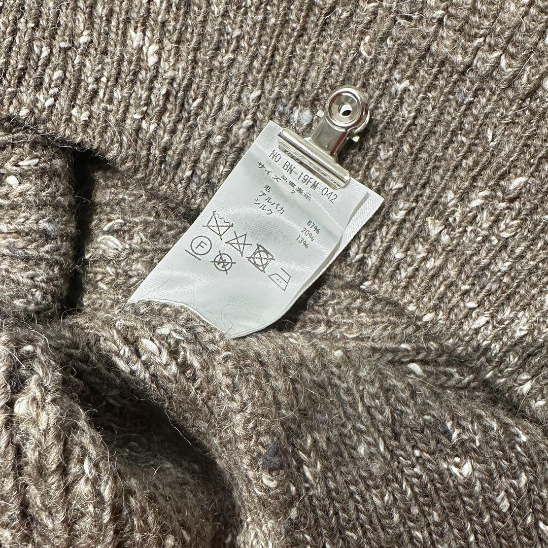 BATONER バトナー　ウールネップブレンド プルオーバー