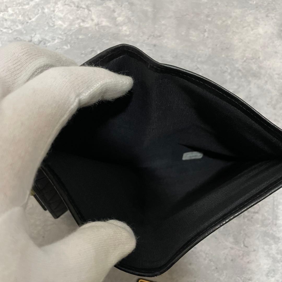 CHANEL ピコローレ ワイルドステッチ 長財布 がま口 レザー ウォレット
