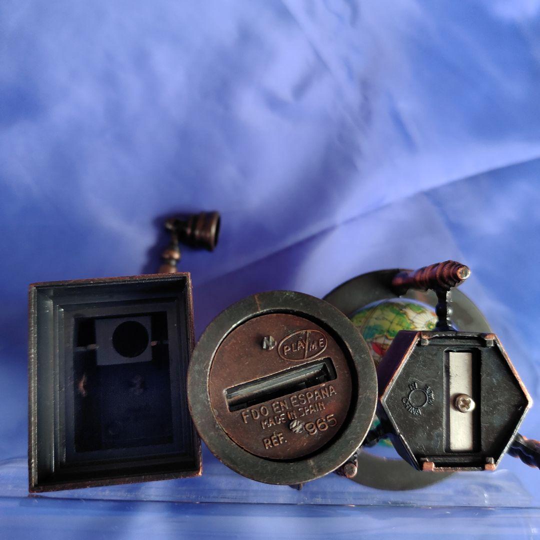 ヴィンテージキーホルダー3点、レトロ鉛筆削り3点、セット