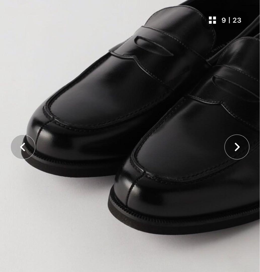 美品　レザーローファー green label relaxing V3