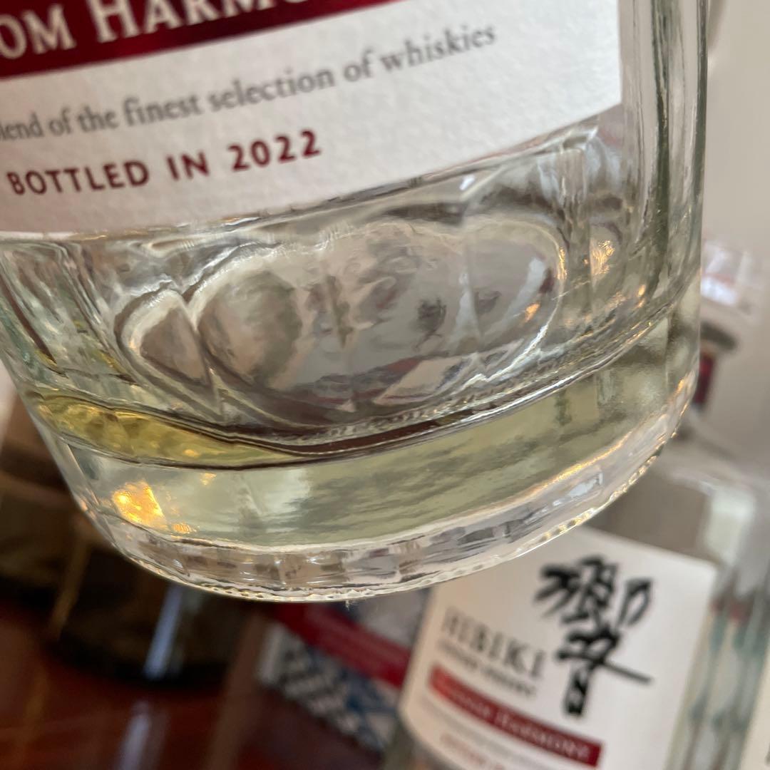 空き瓶5本➕空き箱2箱　山崎　響　2022 2023 未洗浄