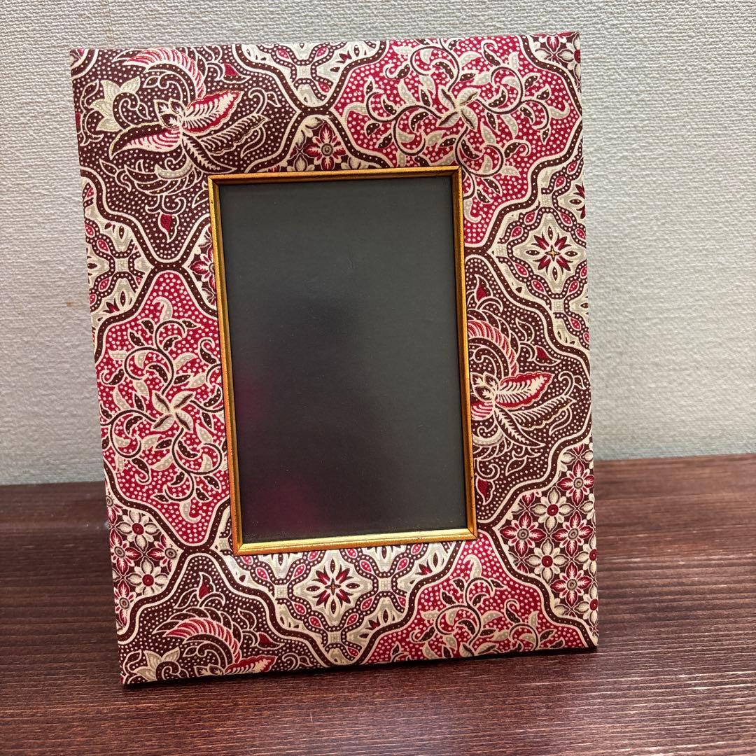 新品　フォトフレーム ８個セット　バティック　インドネシア