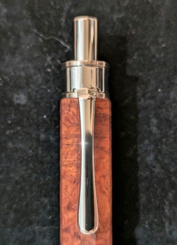 新品未使用　工房楔　本花梨瘤　Kato金属仕様