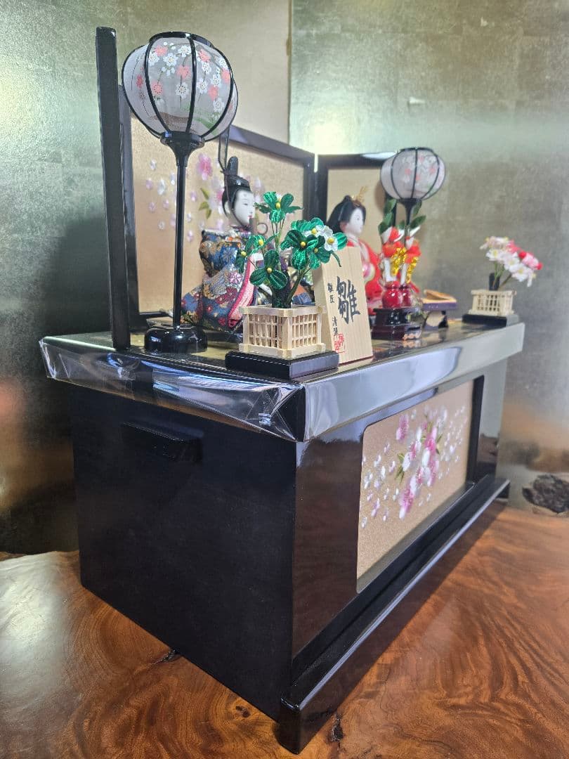 【一点限り】雛人形 収納飾り 　HS30