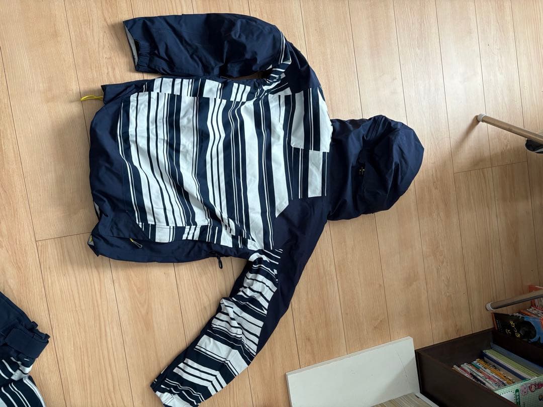 Mizuno スキーウェア ネイビー/ストライプ