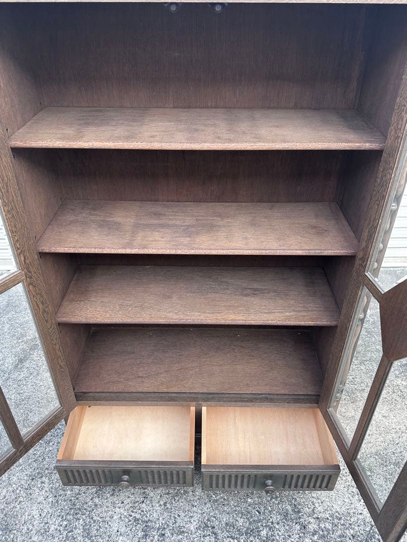 和製ヴィンテージ 神戸洋家具 キャビネット(サイドボード　ブックケース　収納棚)