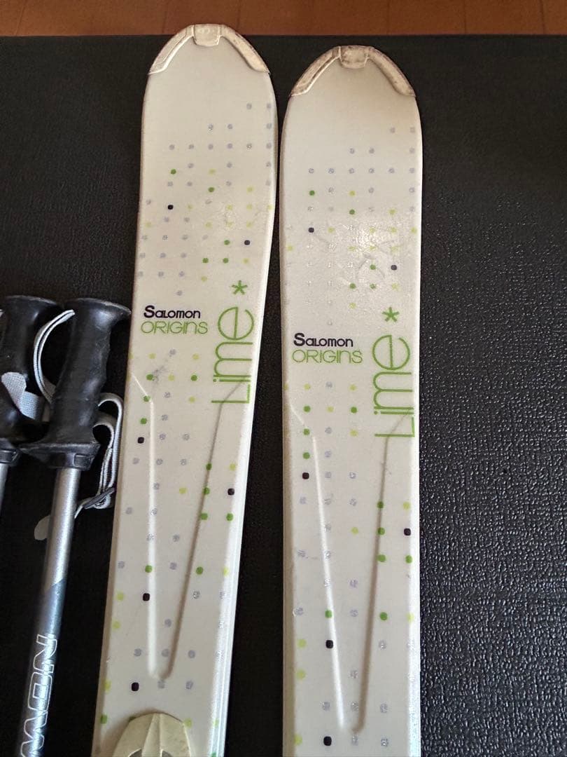 Salomon サラモン　スキー３点セット　板、靴、ストック