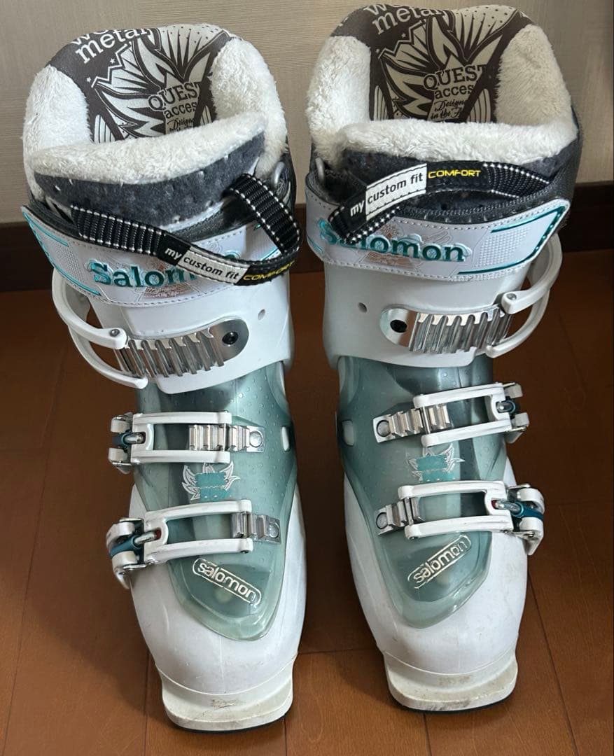 Salomon サラモン　スキー３点セット　板、靴、ストック