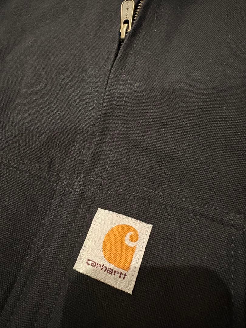 Carhartt カーハート　ブラック　アクティブジャケット　キッズ　古着