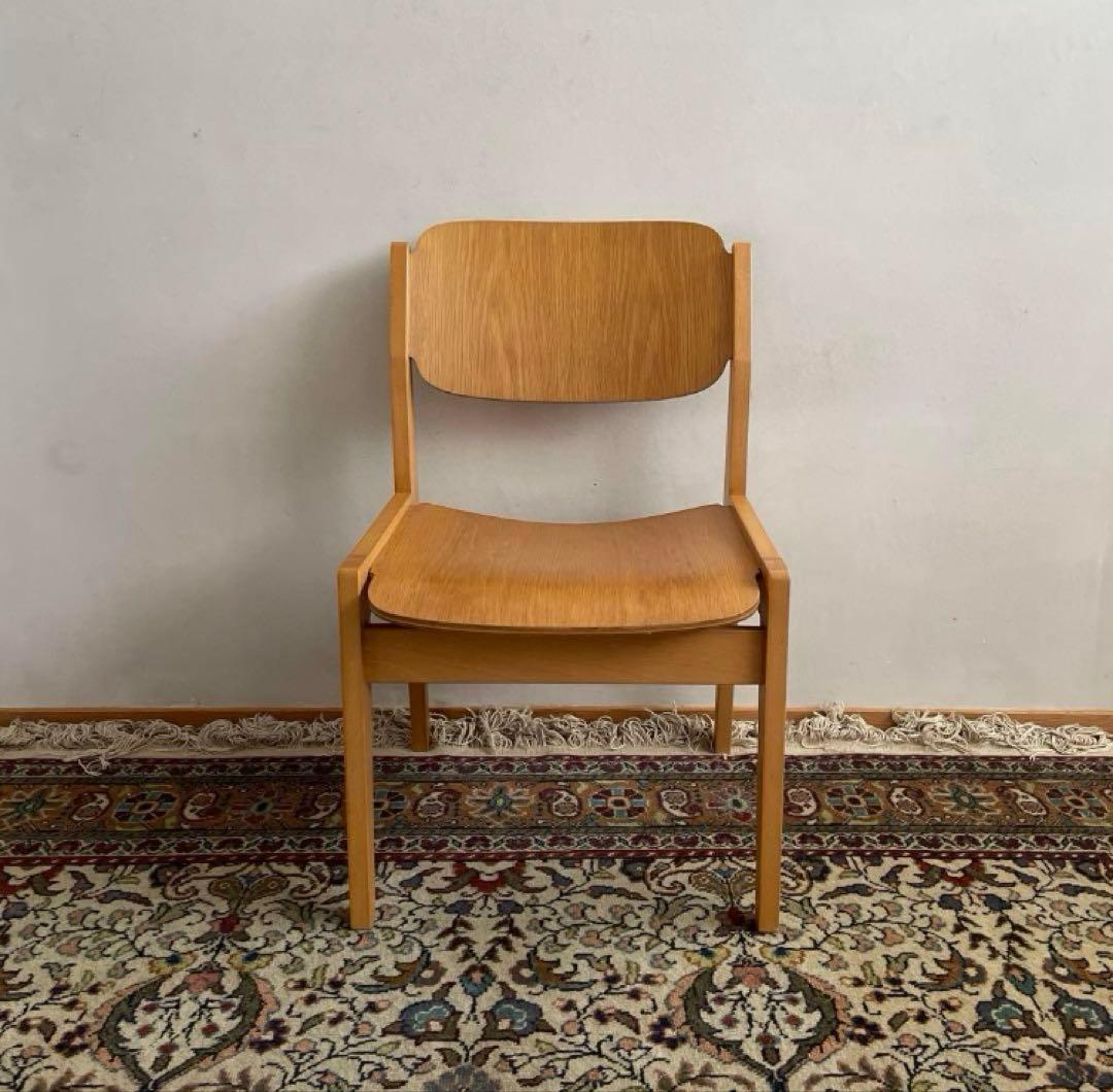 天童木工　水之江忠臣　ブックチェア　図書館椅子