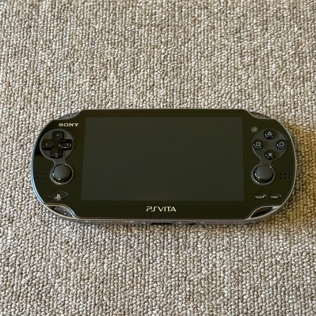 【極美品】PSVITA PCH-1100 クリスタル・ブラック 3-008