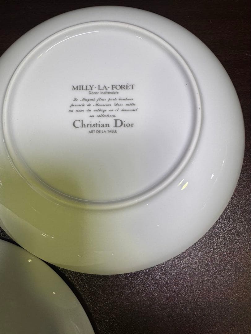 sa68 クリスチャンディオール★ミリラフォーレ 中深皿　5枚