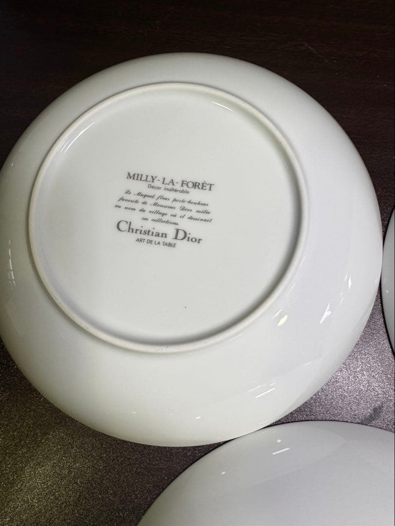 sa68 クリスチャンディオール★ミリラフォーレ 中深皿　5枚