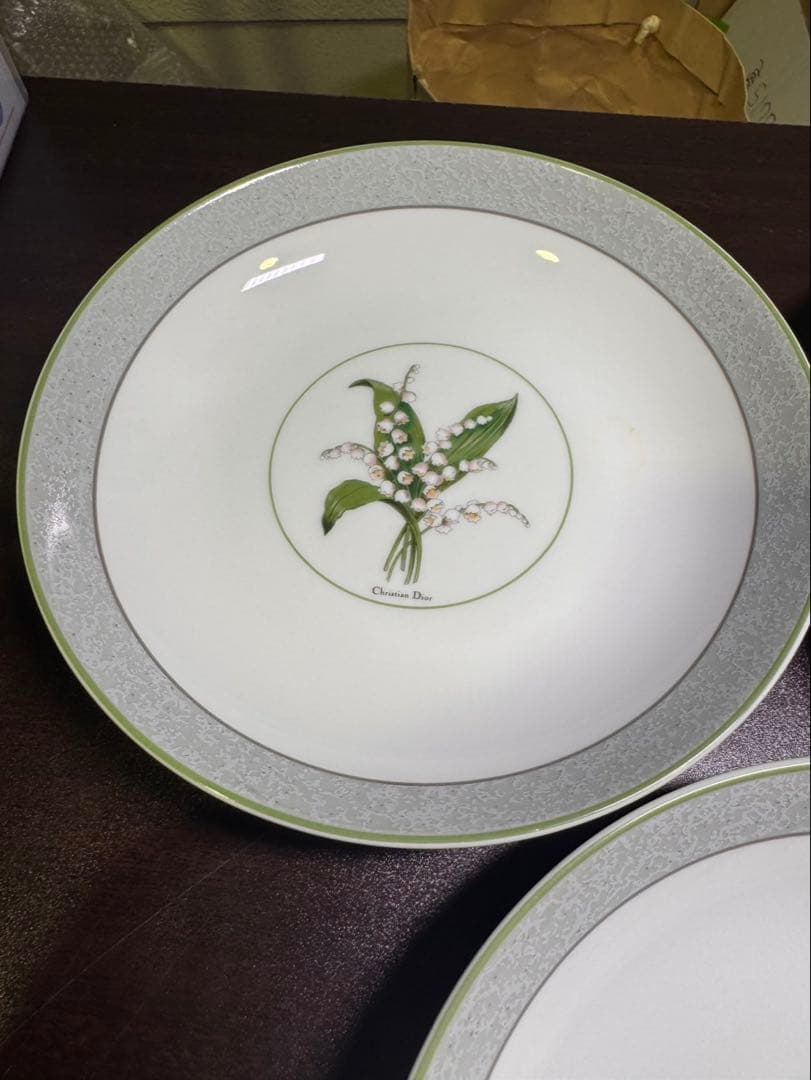 sa68 クリスチャンディオール★ミリラフォーレ 中深皿　5枚
