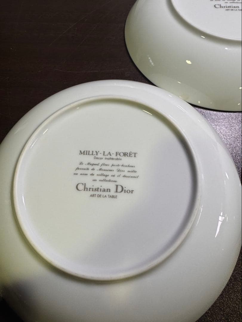 sa68 クリスチャンディオール★ミリラフォーレ 中深皿　5枚