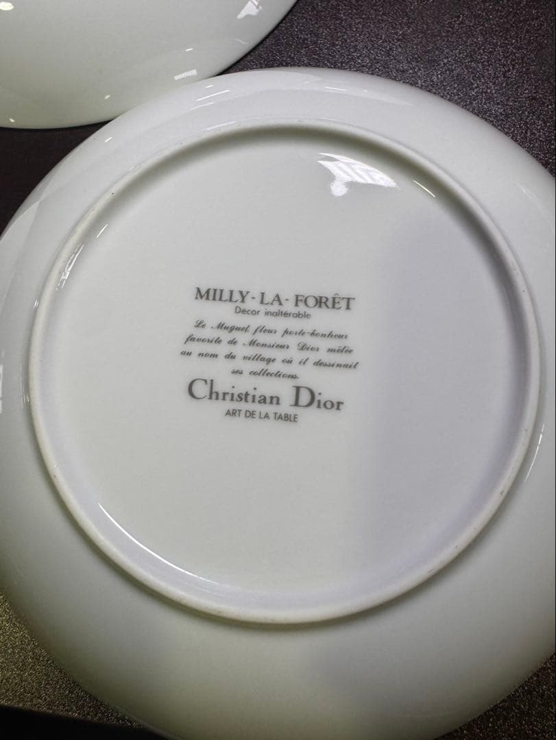 sa68 クリスチャンディオール★ミリラフォーレ 中深皿　5枚