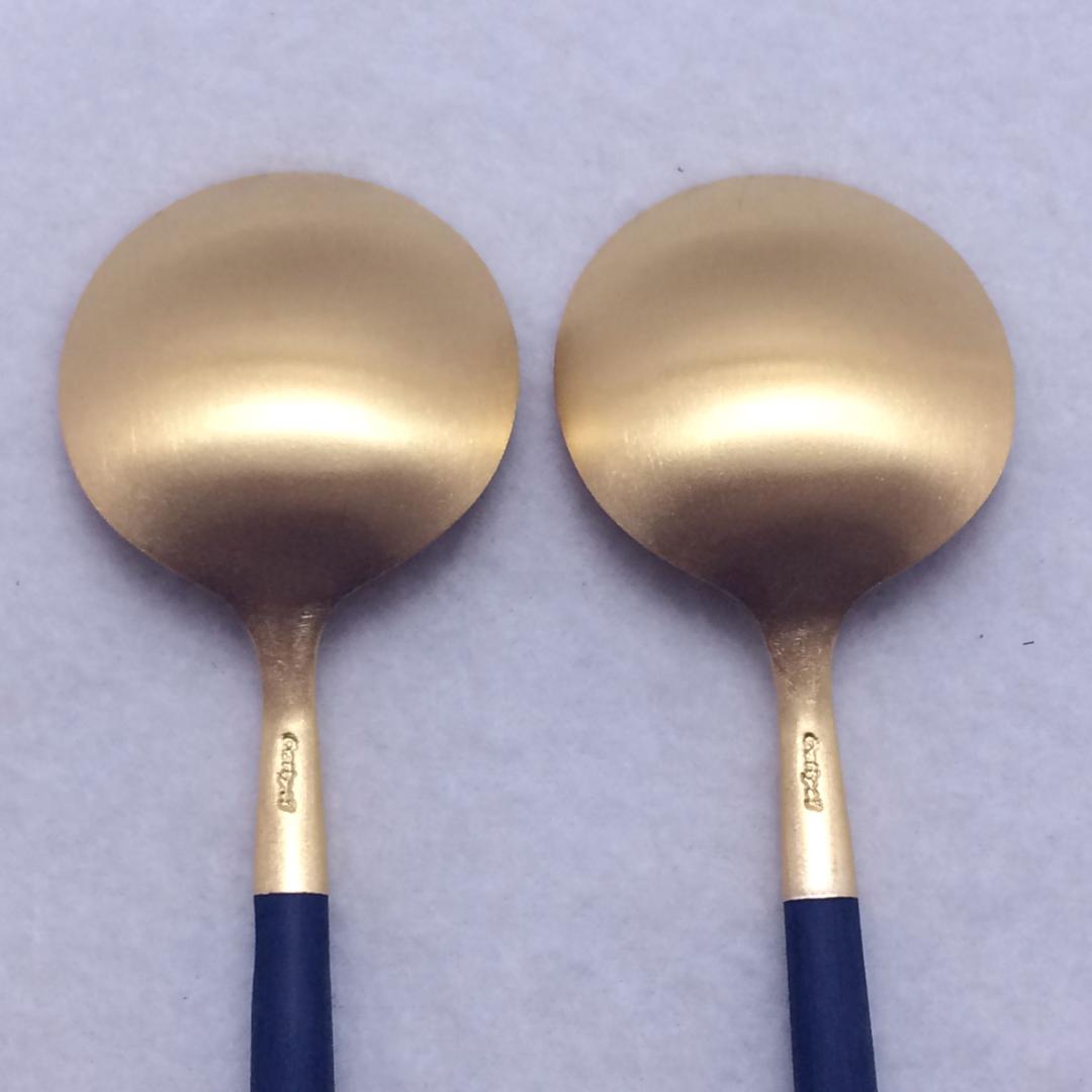 ラスト！　セール価格　クチポール　GOA　ブルー＆ゴールド　デザート３種×各２