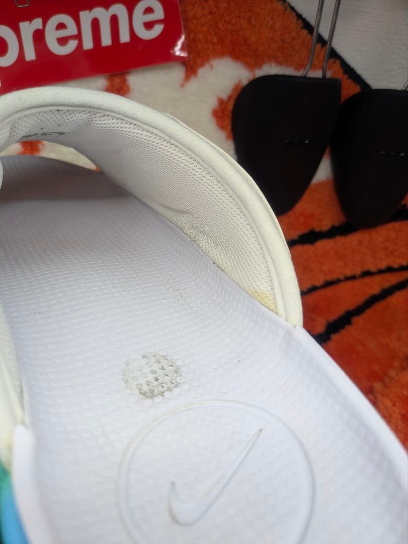 ナイキ エアモアアップテンポ スライド \"アクア 27cm