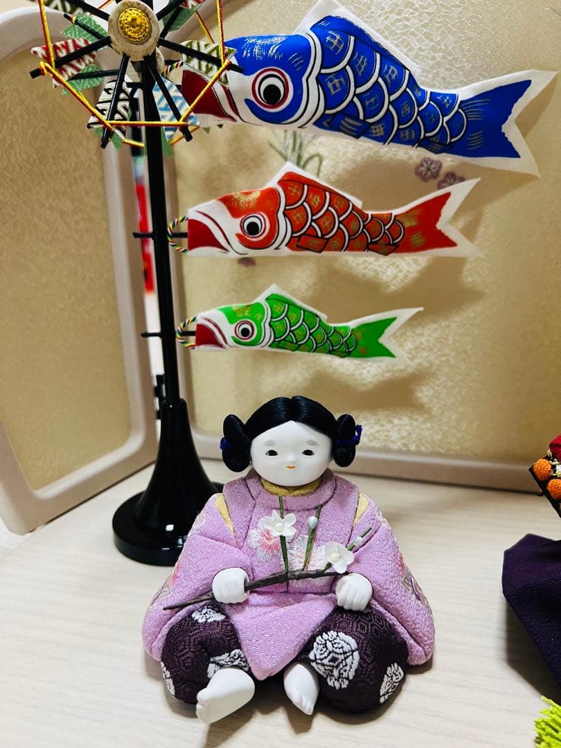 ふらここ　五月人形