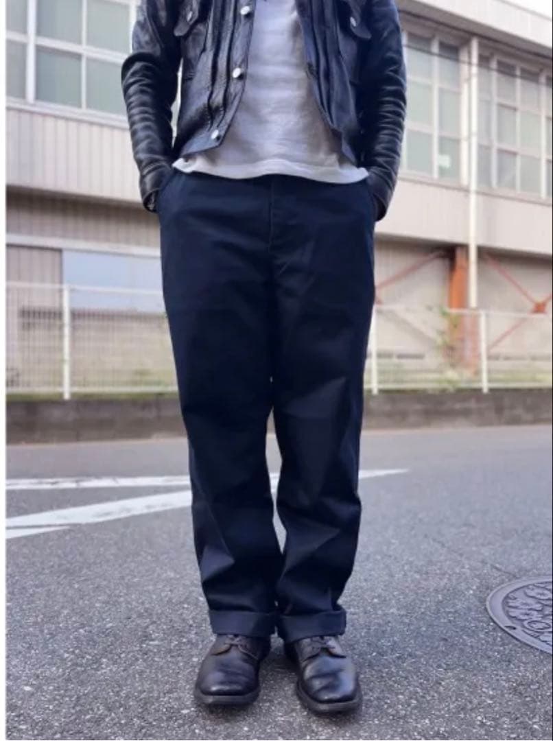 コリンボ　チノパン　キャンペーントラウザーズ　ネイビー　サイズ30