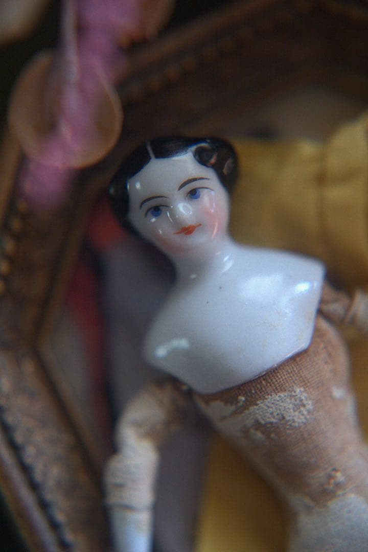 リ*カ様 アンティーク チャイナヘッドドール ミニョネット ミニチュア ブライス